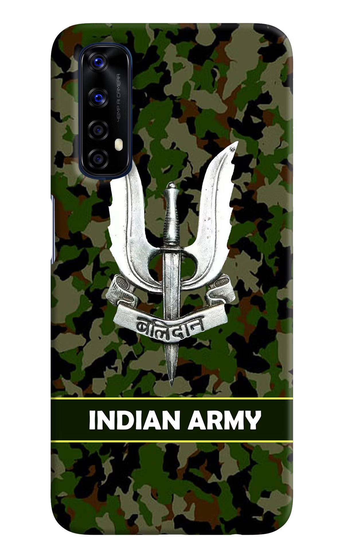 Balidan Indian Logo Realme 7/Narzo 20 Pro Hard Case Back Cover by Casekaro