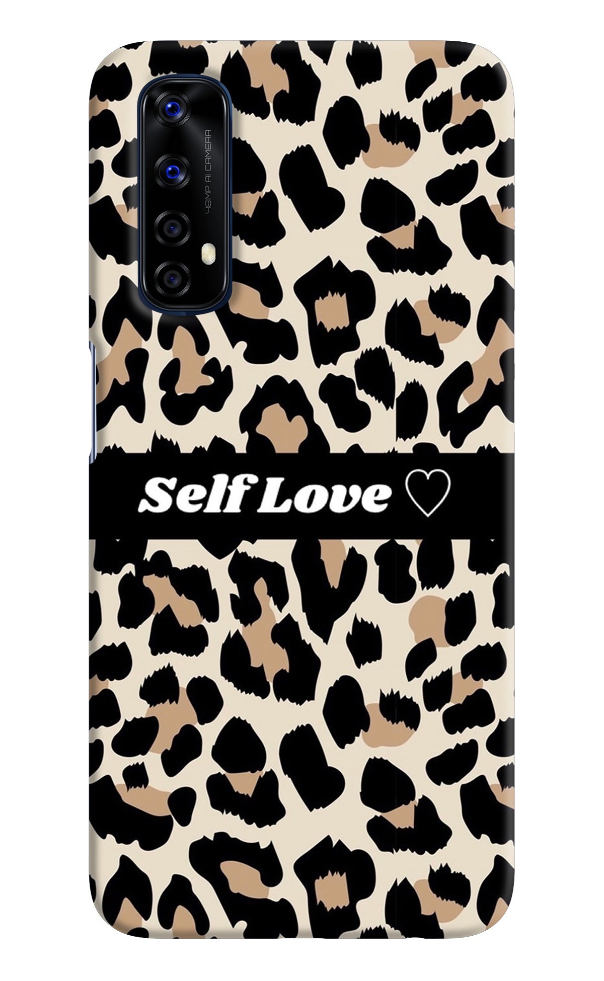 Leopard Print Self Love Realme 7/Narzo 20 Pro Back Cover