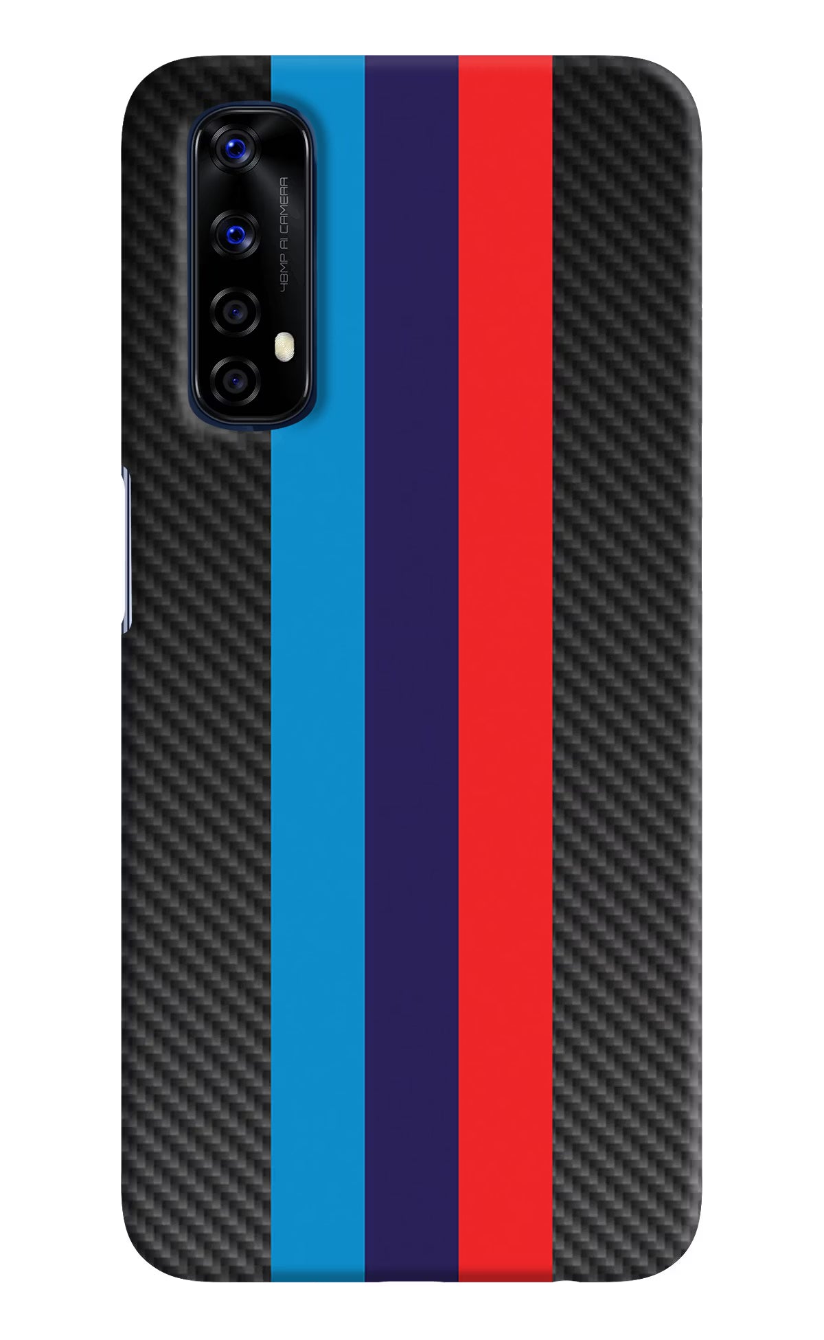 BMW Stripes Pattern Realme 7/Narzo 20 Pro Hard Case Back Cover by Casekaro