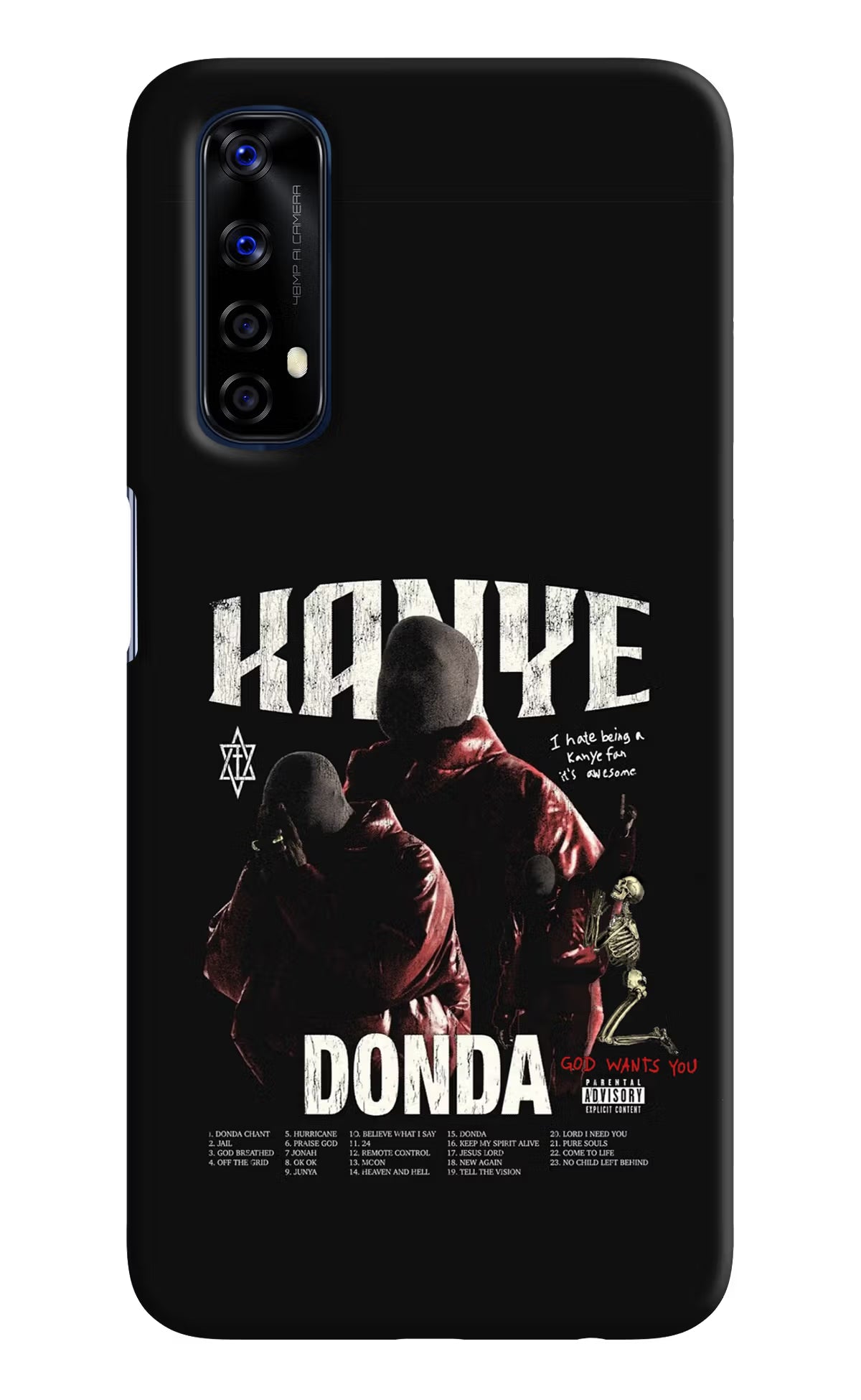 Donda Kanye West Realme 7/Narzo 20 Pro Hard Case Back Cover by Casekaro