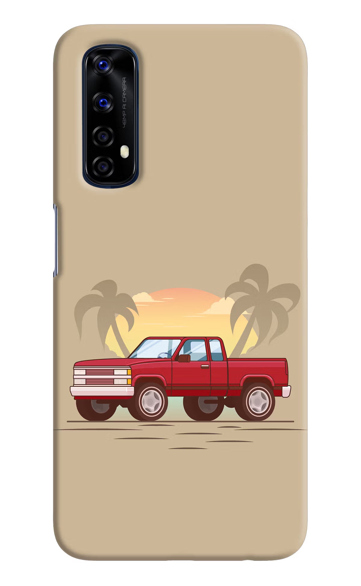 Desert Classic Drive Realme 7/Narzo 20 Pro Hard Case Back Cover by Casekaro