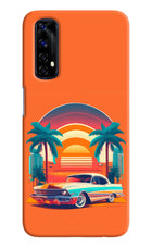 Palm Drive 80s Realme 7/Narzo 20 Pro Hard Case Back Cover by Casekaro