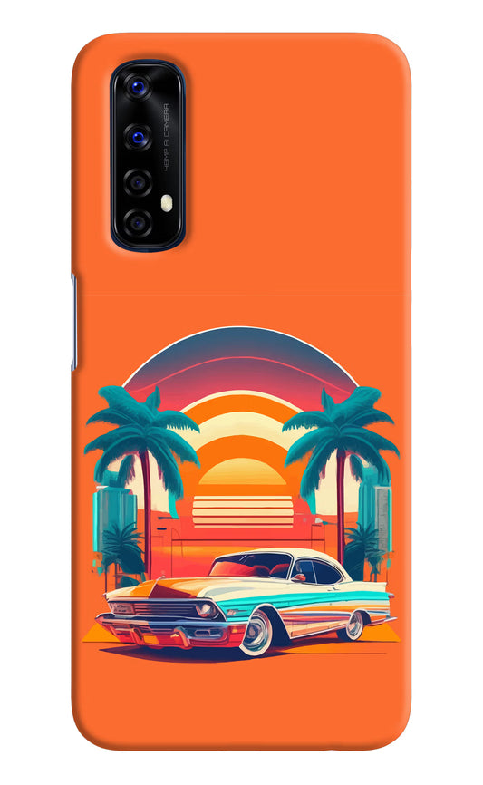 Palm Drive 80s Realme 7/Narzo 20 Pro Hard Case Back Cover by Casekaro