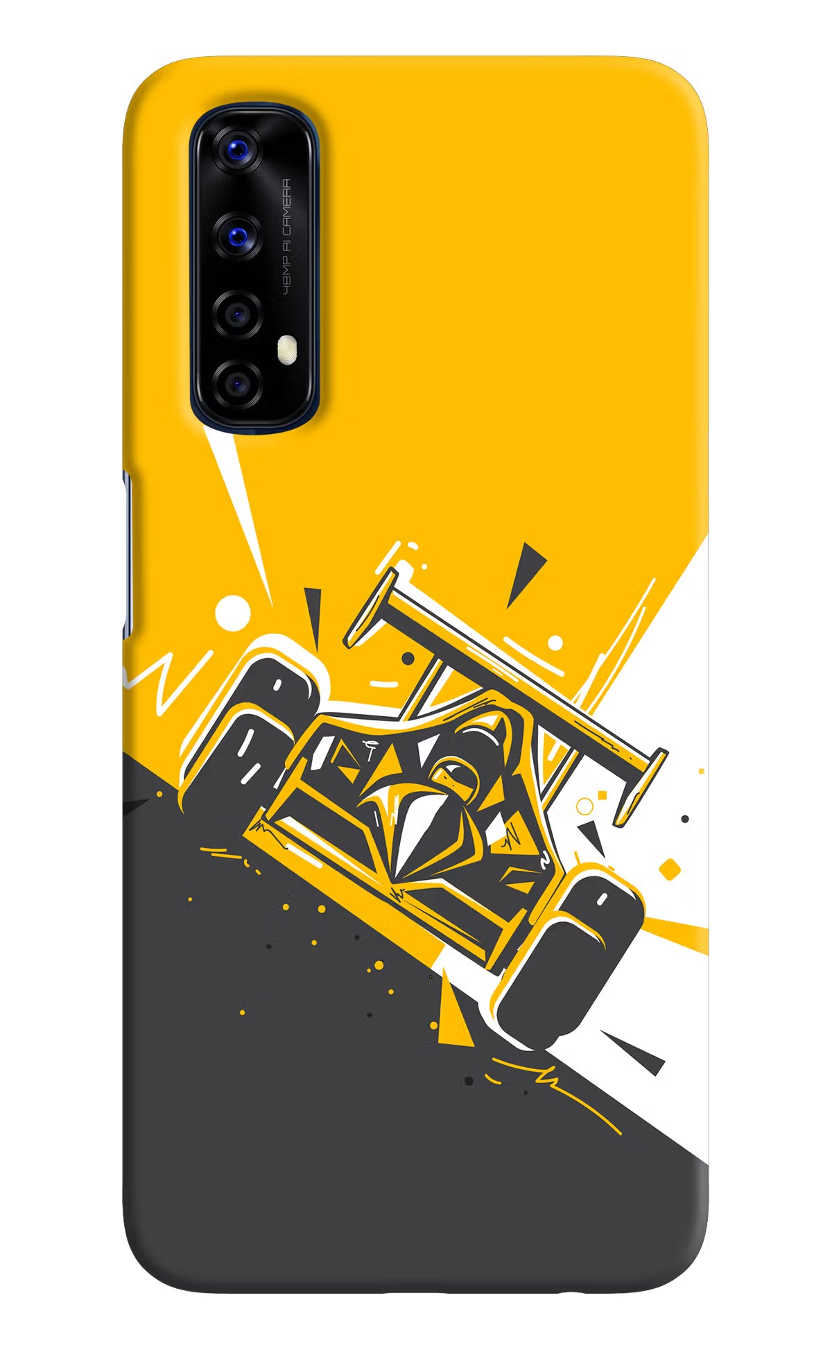 Track King Realme 7/Narzo 20 Pro Hard Case Back Cover by Casekaro
