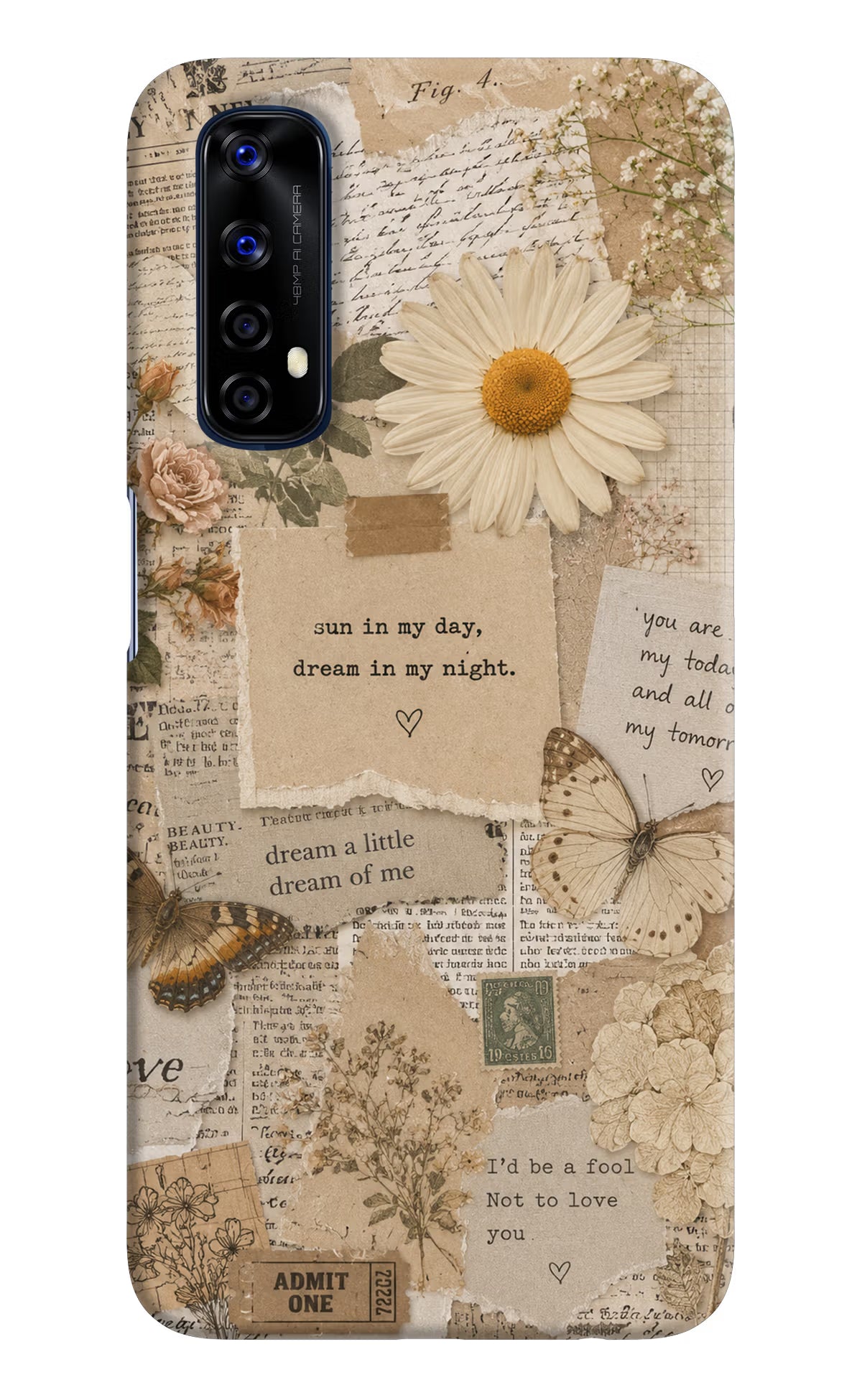 Vintage case Realme 7/Narzo 20 Pro Back Cover