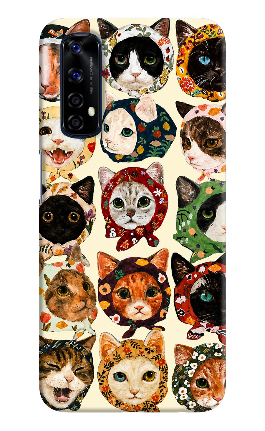 Cool Cat Realme 7/Narzo 20 Pro Back Cover, Hard case