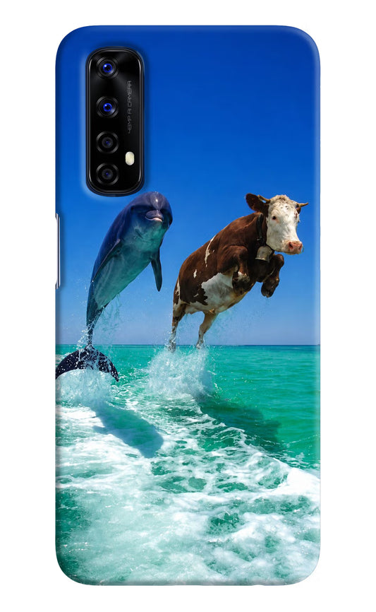 Dolphin vs Cow Realme 7/Narzo 20 Pro Hard Case Back Cover by Casekaro