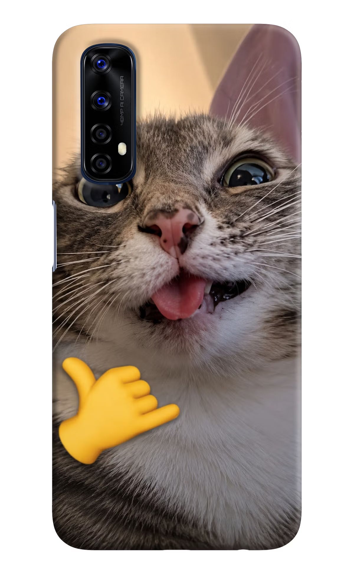 Silly Cat Call Realme 7/Narzo 20 Pro Back Cover