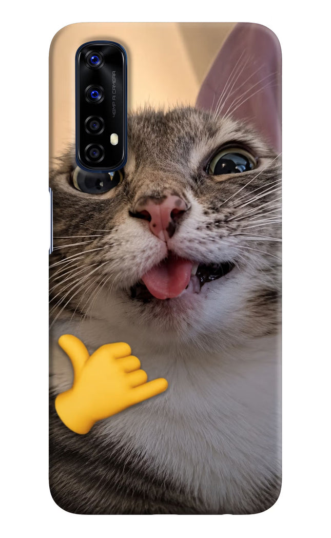 Silly Cat Call Realme 7/Narzo 20 Pro Hard Case Back Cover by Casekaro