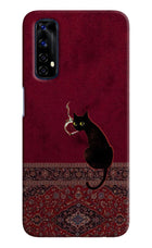 Midnight Cat Realme 7/Narzo 20 Pro Hard Case Back Cover by Casekaro