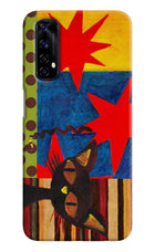 Pop Cat Realme 7/Narzo 20 Pro Hard Case Back Cover by Casekaro