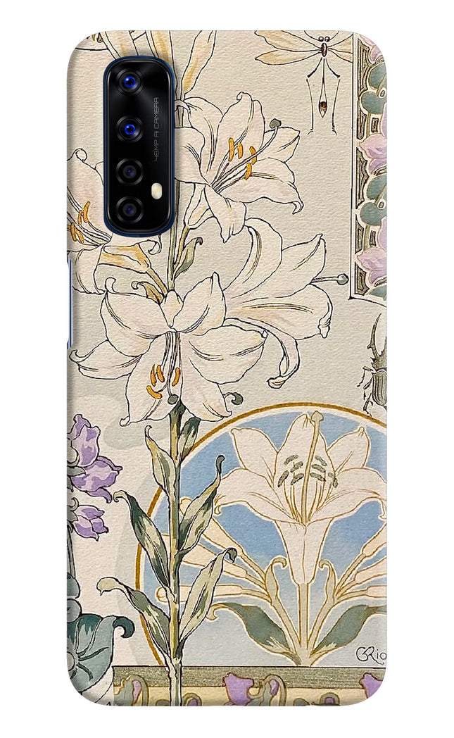 White Lily Realme 7/Narzo 20 Pro Hard Case Back Cover by Casekaro