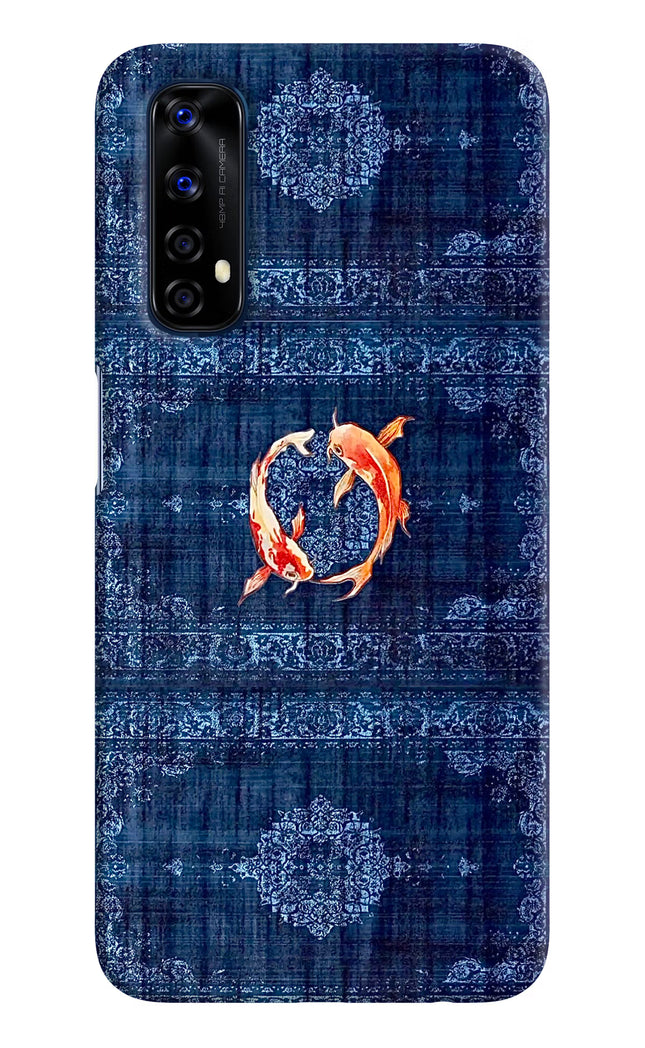Koi Blue Realme 7/Narzo 20 Pro Hard Case Back Cover by Casekaro