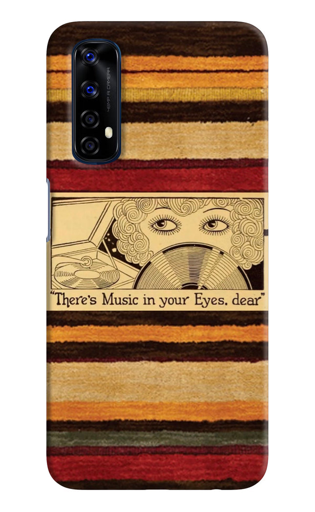 Vinyl Stripes Realme 7/Narzo 20 Pro Hard Case Back Cover by Casekaro