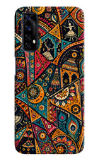 Folk Print Realme 7/Narzo 20 Pro Back Cover