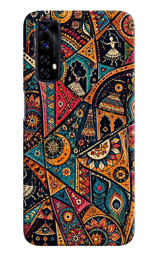 Folk Print Realme 7/Narzo 20 Pro Hard Case Back Cover by Casekaro