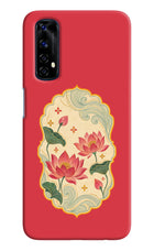 Pink Lotus Realme 7/Narzo 20 Pro Hard Case Back Cover by Casekaro