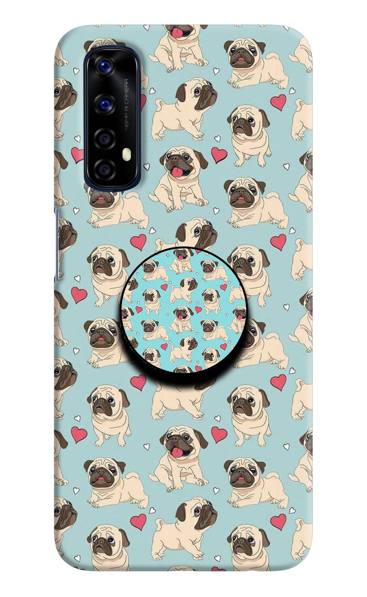 Pug Dog Realme 7/Narzo 20 Pro Pop Case by Casekaro