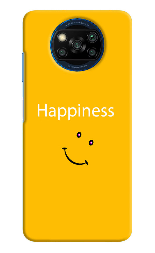 Happiness With Smiley Poco X3/X3 Pro Hard Case Back Cover by Casekaro