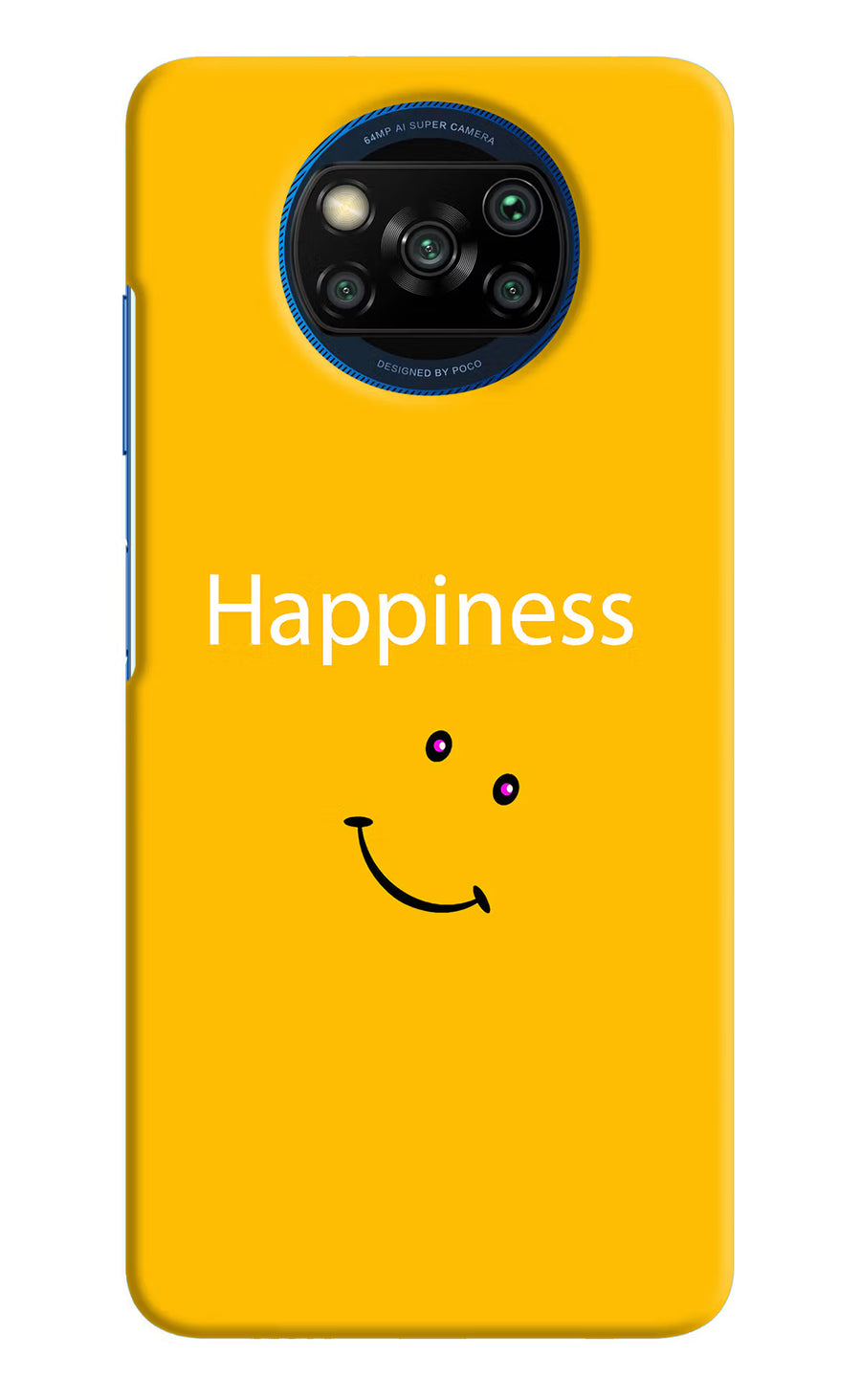 Happiness With Smiley Poco X3/X3 Pro Back Cover, Hard case
