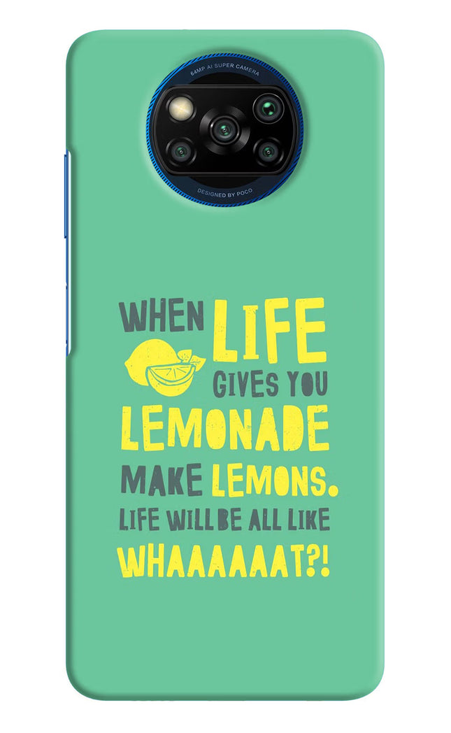 Quote Poco X3/X3 Pro Hard Case Back Cover by Casekaro