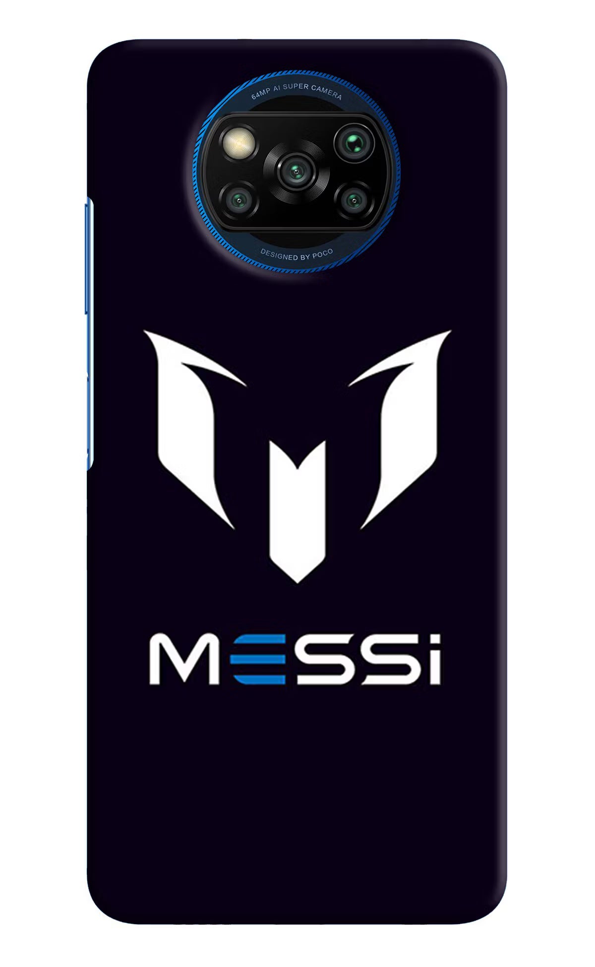 Messi Logo Poco X3/X3 Pro Hard Case Back Cover by Casekaro