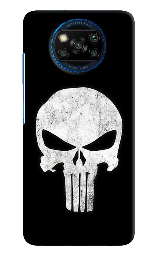 Punisher Skull Poco X3/X3 Pro Hard Case Back Cover by Casekaro
