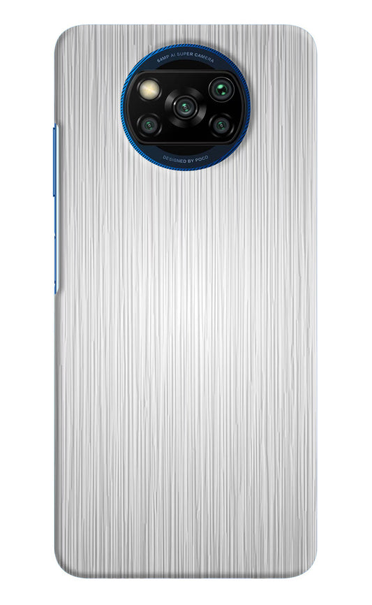 Wooden Grey Texture Poco X3/X3 Pro Hard Case Back Cover by Casekaro