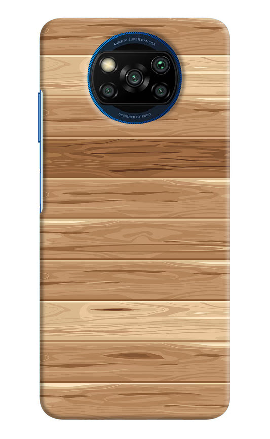 Wooden Vector Poco X3/X3 Pro Hard Case Back Cover by Casekaro