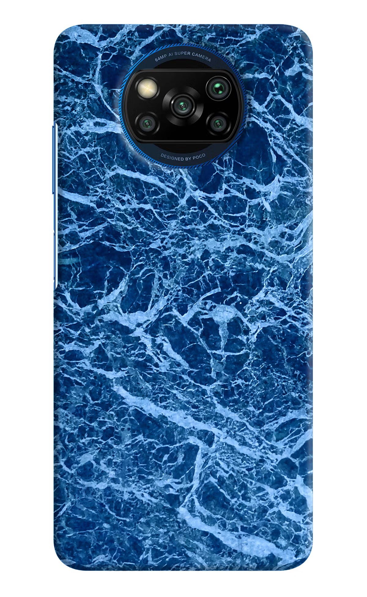 Blue Marble Poco X3/X3 Pro Hard Case Back Cover by Casekaro