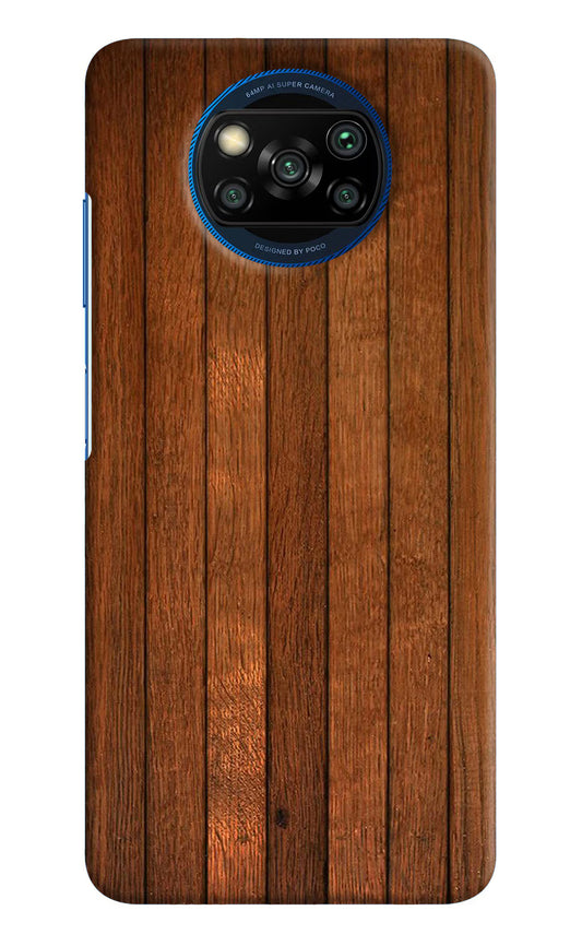 Wooden Artwork Bands Poco X3/X3 Pro Hard Case Back Cover by Casekaro