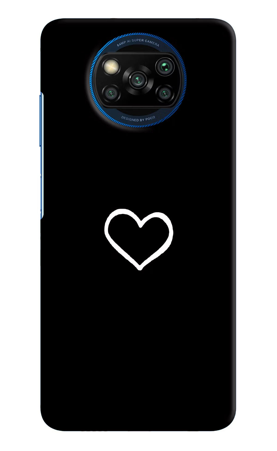 Heart Poco X3/X3 Pro Back Cover, Hard case
