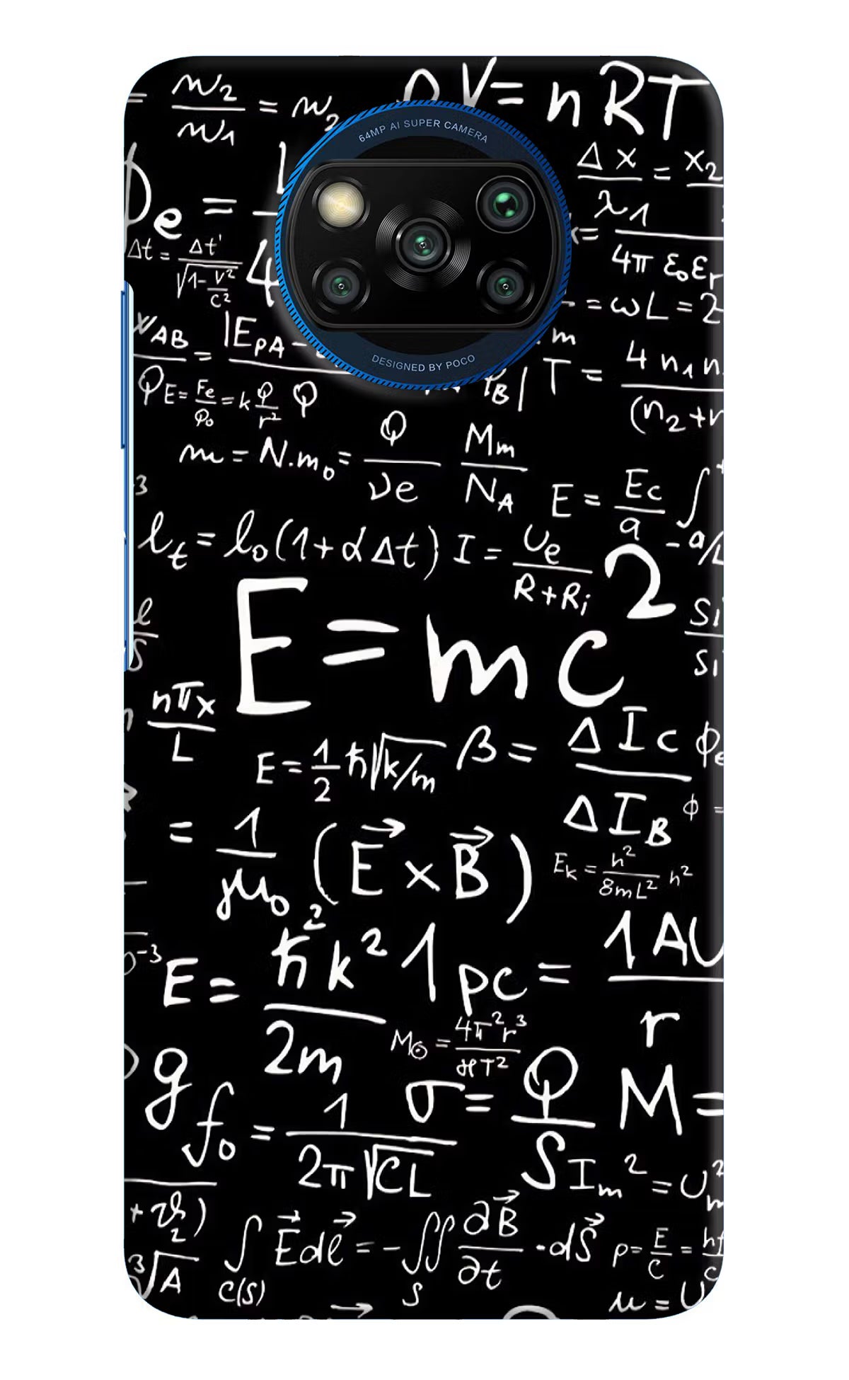 Physics Formula Poco X3/X3 Pro Hard Case Back Cover by Casekaro