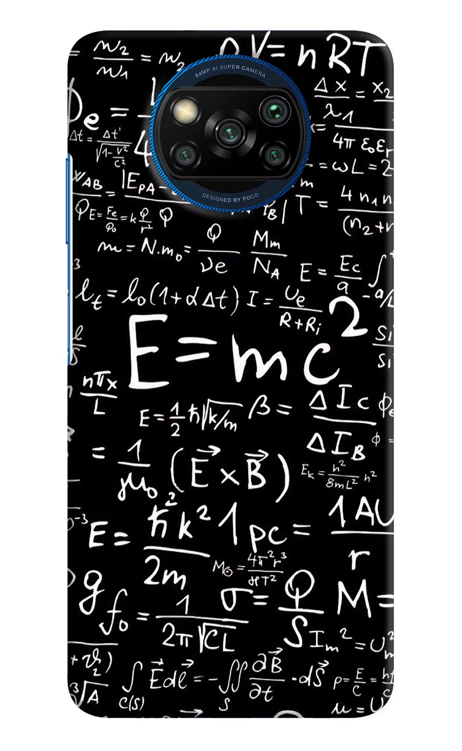 Physics Formula Poco X3/X3 Pro Back Cover, Hard case
