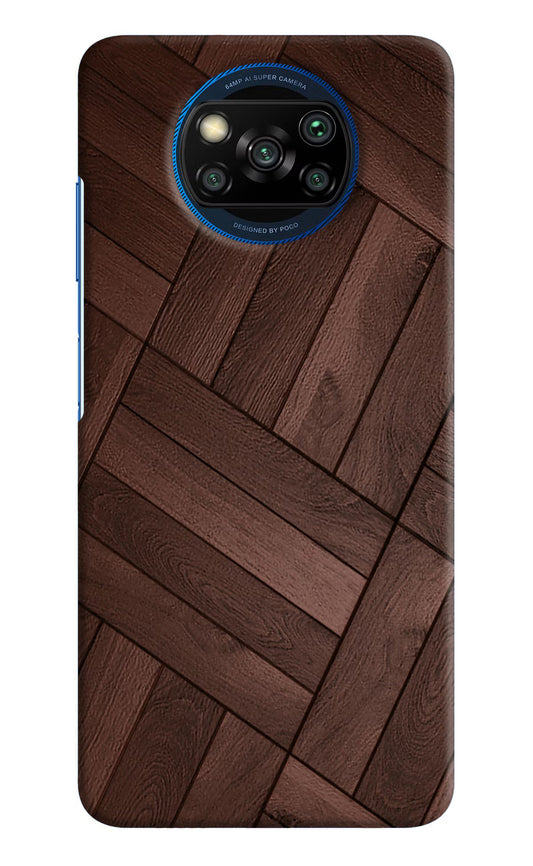 Wooden Texture Design Poco X3/X3 Pro Hard Case Back Cover by Casekaro