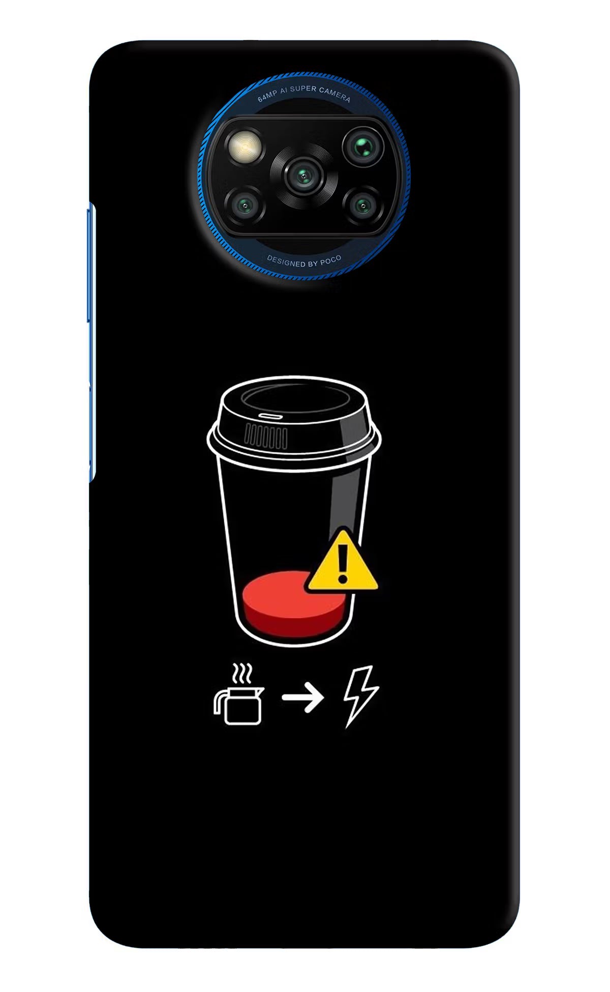 Coffee Poco X3/X3 Pro Hard Case Back Cover by Casekaro