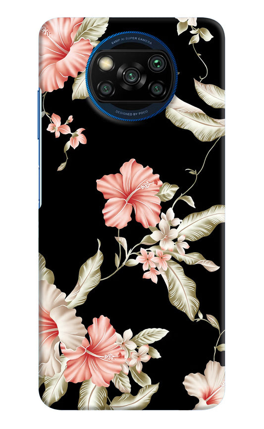 Flowers Poco X3/X3 Pro Hard Case Back Cover by Casekaro