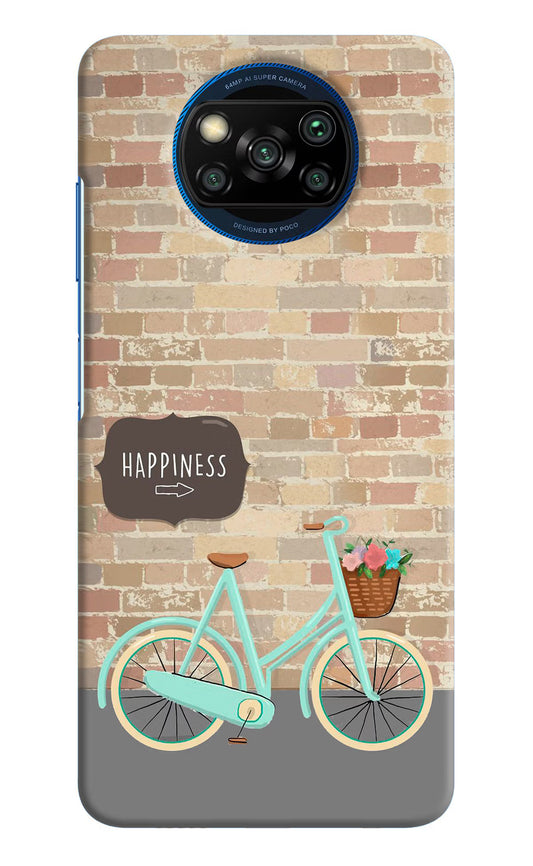 Happiness Artwork Poco X3/X3 Pro Hard Case Back Cover by Casekaro