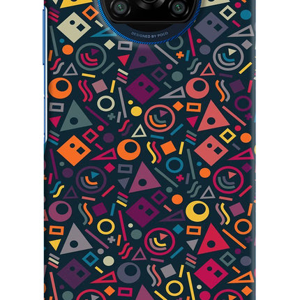 Geometric Abstract Poco X3/X3 Pro Hard Case Back Cover by Casekaro