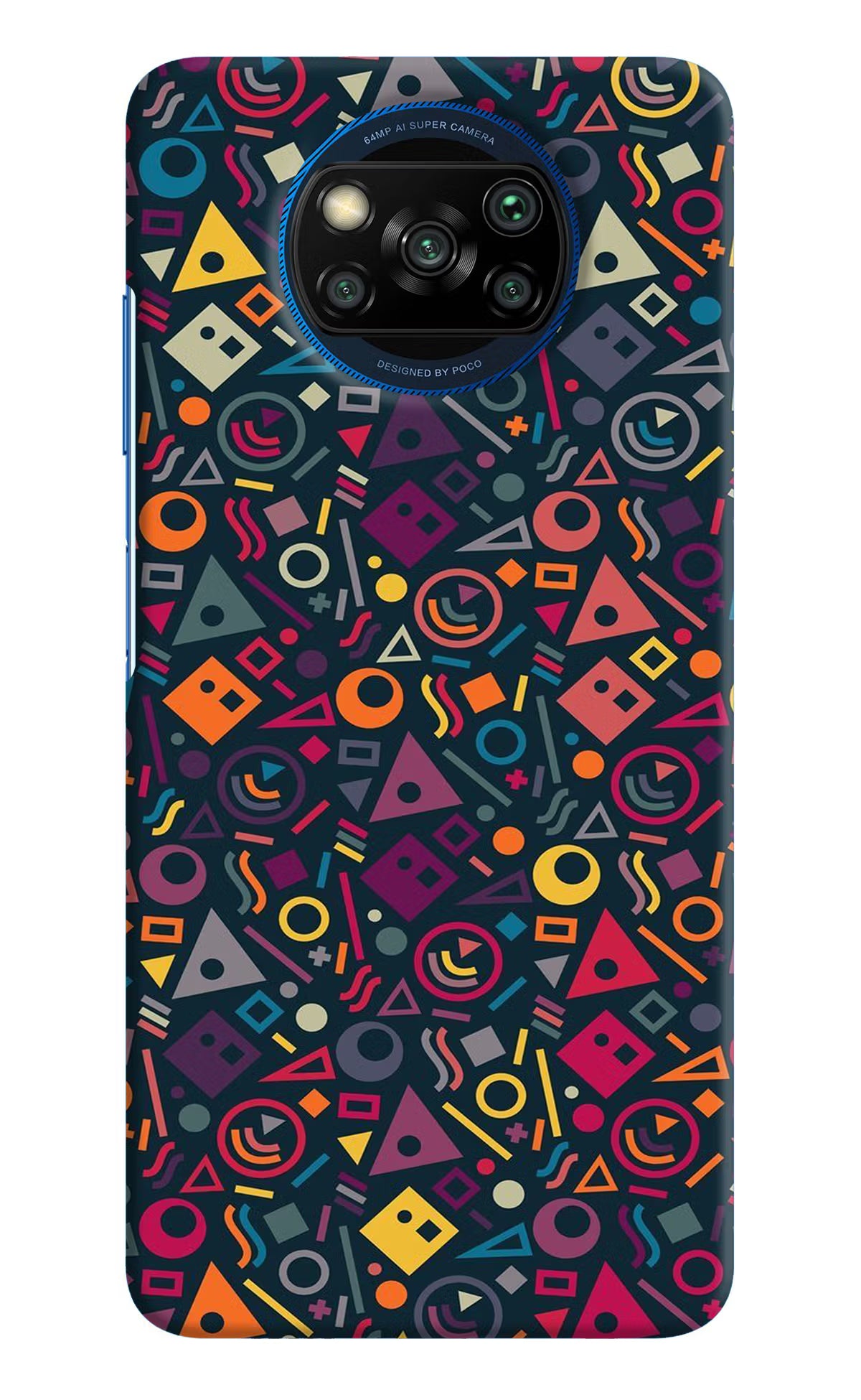 Geometric Abstract Poco X3/X3 Pro Hard Case Back Cover by Casekaro