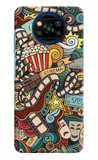 Cinema Abstract Poco X3/X3 Pro Hard Case Back Cover by Casekaro