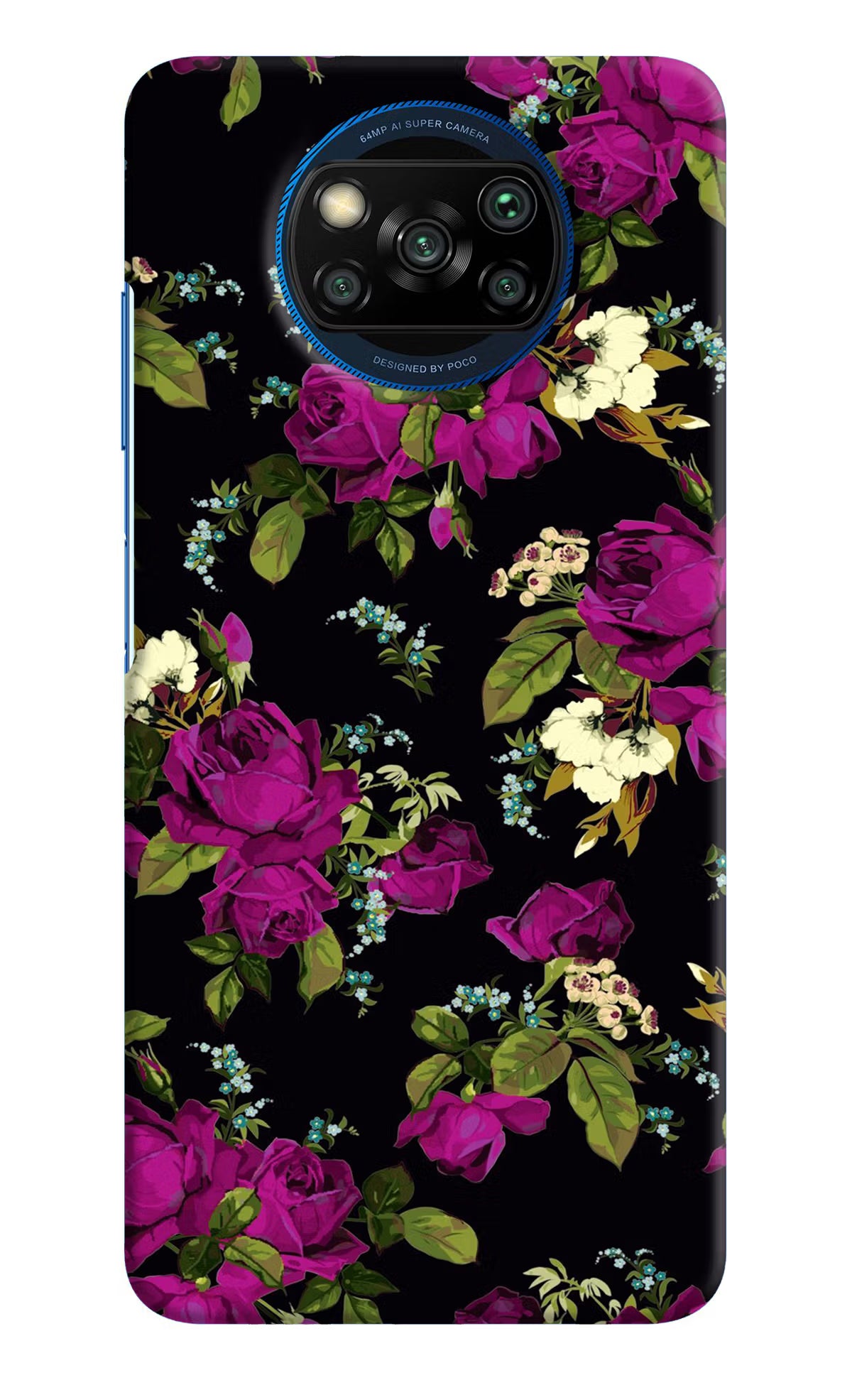 Flowers Poco X3/X3 Pro Hard Case Back Cover by Casekaro