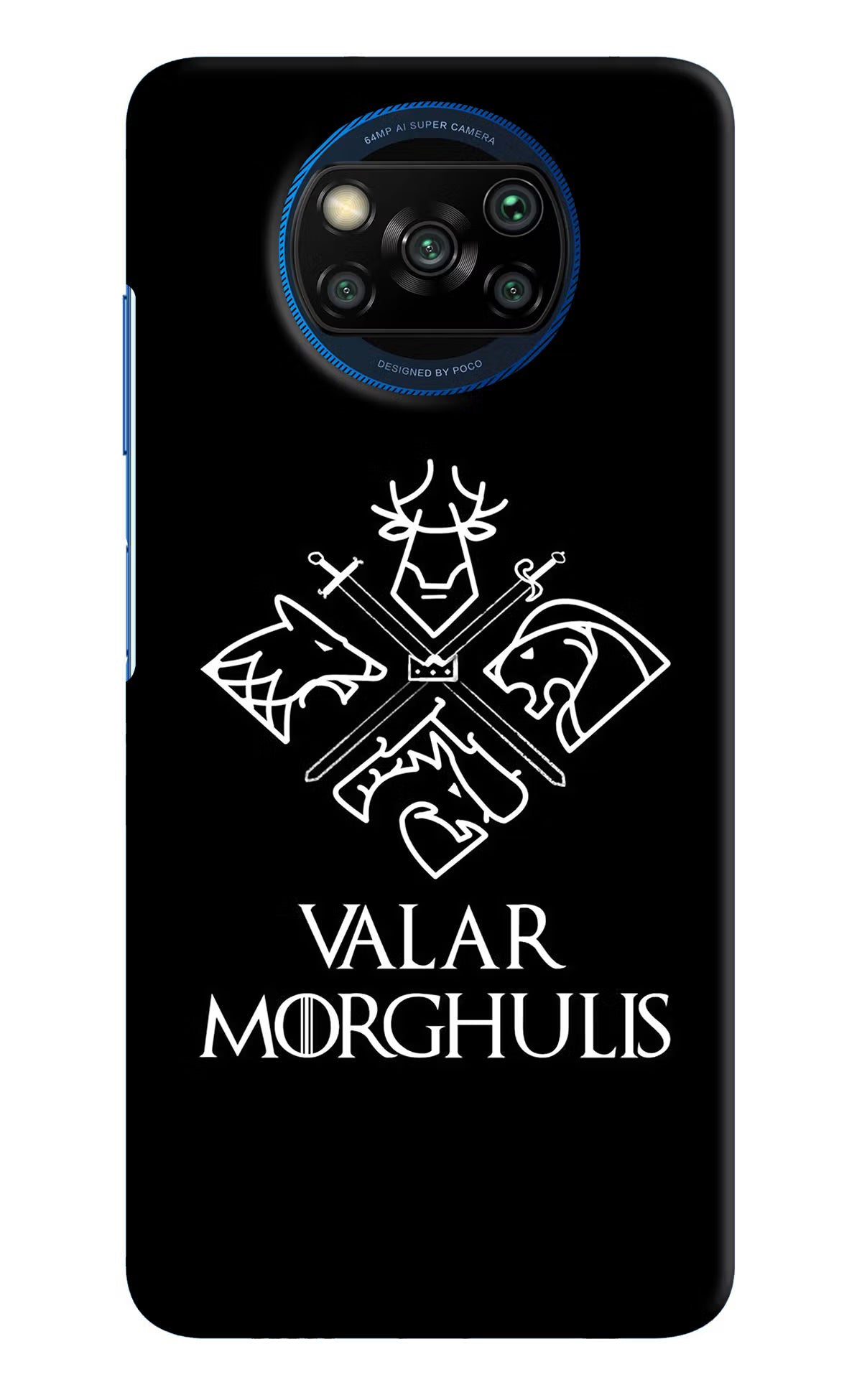 Valar Morghulis | Game Of Thrones Poco X3/X3 Pro Hard Case Back Cover by Casekaro