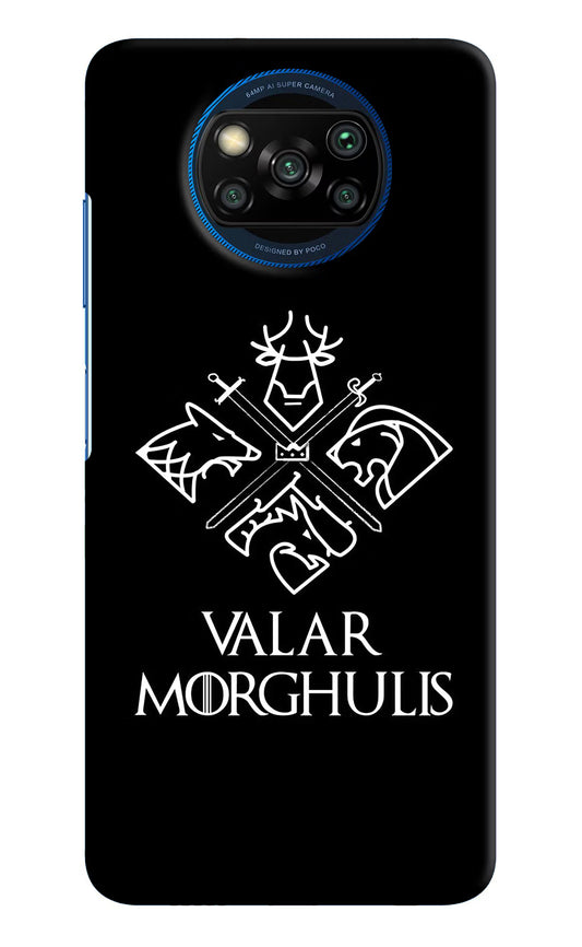 Valar Morghulis | Game Of Thrones Poco X3/X3 Pro Hard Case Back Cover by Casekaro