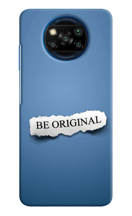 Be Original Poco X3/X3 Pro Hard Case Back Cover by Casekaro