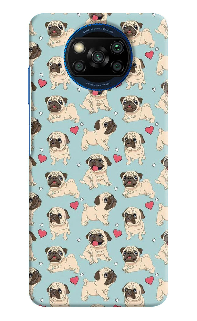 Pug Dog Poco X3/X3 Pro Hard Case Back Cover by Casekaro