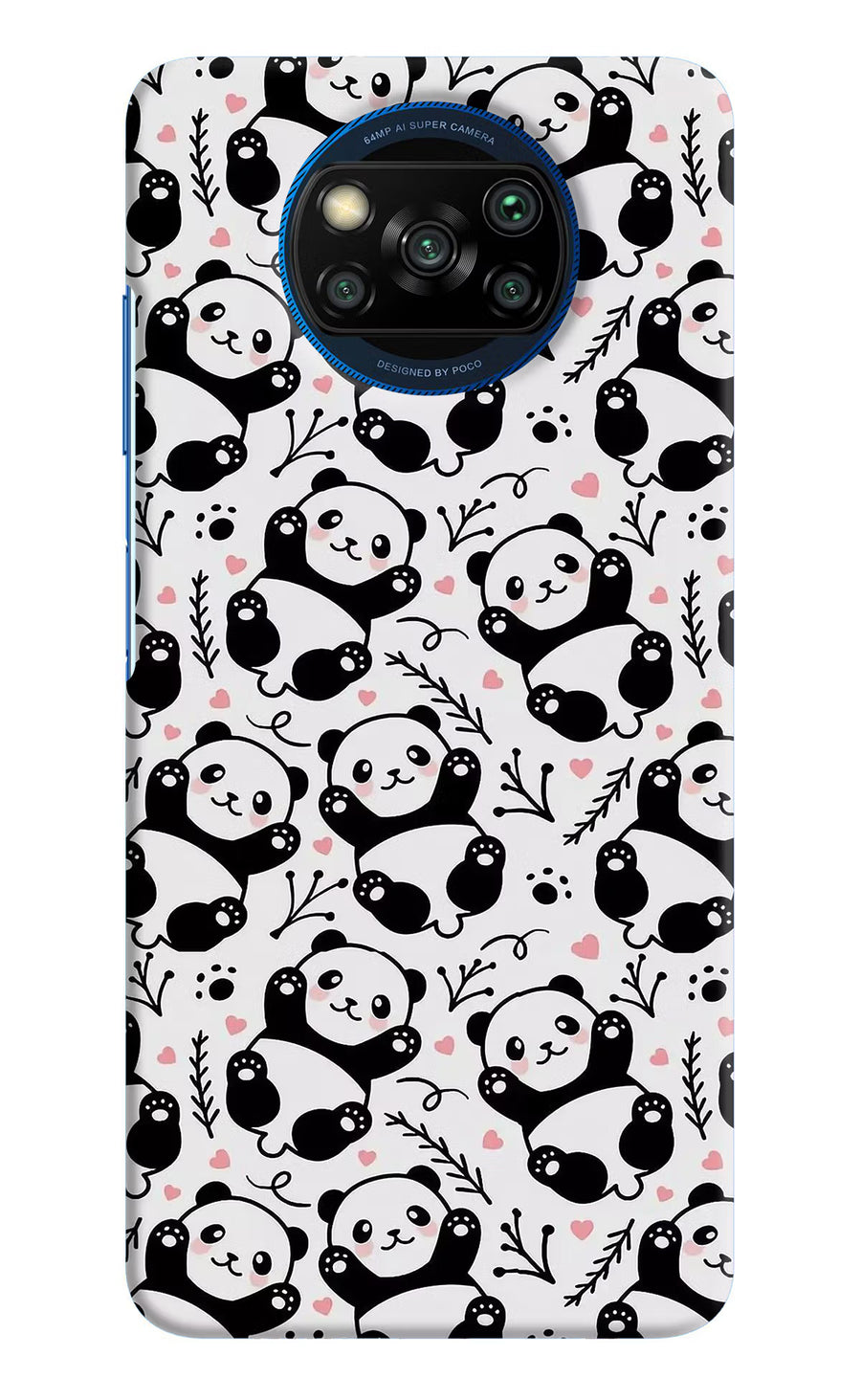 Cute Panda Poco X3/X3 Pro Back Cover, Hard case