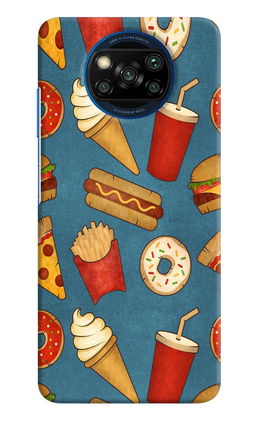 Foodie Poco X3/X3 Pro Hard Case Back Cover by Casekaro