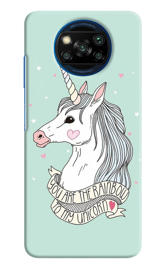 Unicorn Wallpaper Poco X3/X3 Pro Hard Case Back Cover by Casekaro
