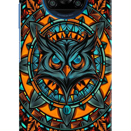 Angry Owl Art Poco X3/X3 Pro Hard Case Back Cover by Casekaro